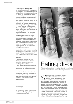 Eating disorders