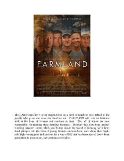 Most Americans have never stepped foot on a farm or ranch or even