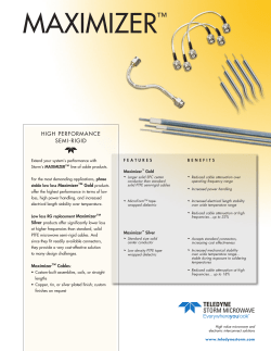 maximizer - Teledyne Storm Microwave