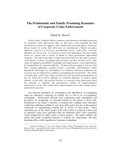 The Problematic and Faintly Promising Dynamics of Corporate