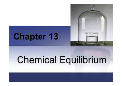 Chemical Equilibrium