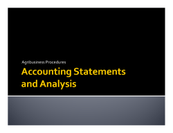 Agribusiness Procedures