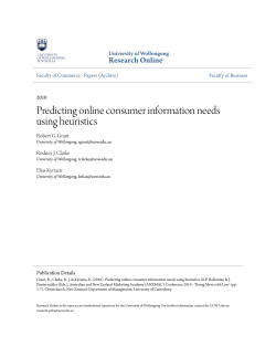Predicting online consumer information needs