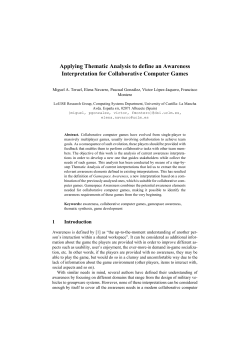 Applying Thematic Analysis to define an Awareness Interpretation
