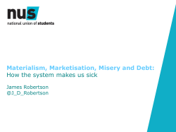 Materialism, Marketisation, Misery and Debt: How the system makes