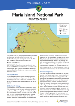 Maria Island National Park - Tasmania Parks and Wildlife
