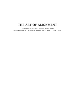 the art of alignment - Universiteit Twente