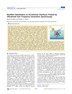 Bisulfate Dehydration at Air/Solution Interfaces Probed by