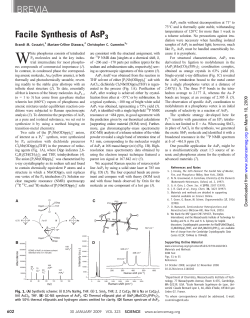 Facile Synthesis of AsP3 BREVIA