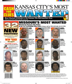 missouri`s most wanted - Kansas City Metropolitan Crime Commission