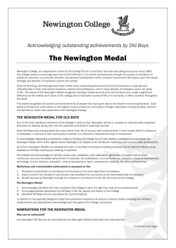 The Newington Medal