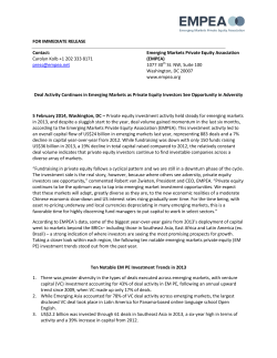 FOR IMMEDIATE RELEASE Contact