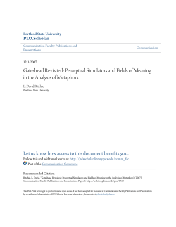 Gateshead Revisited: Perceptual Simulators and Fields of Meaning