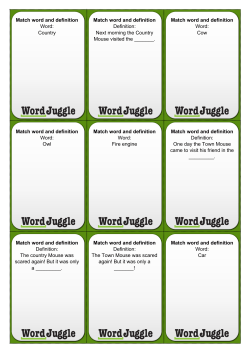 Match word and definition