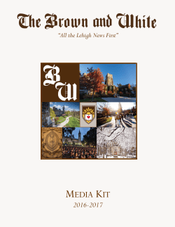 media kit - The Brown and White