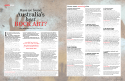 Australia`s best rock Art?