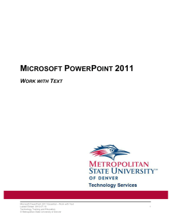 microsoft powerpoint 2011