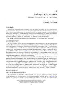 5 Androgen Measurements