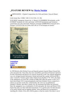 FEATURE REVIEW by Maria Nockin