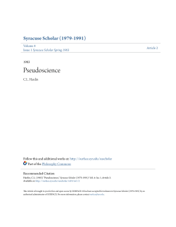 Pseudoscience - SURFACE