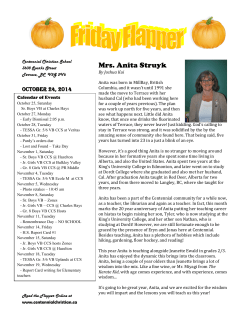 Mrs. Anita Struyk - Centennial Christian School