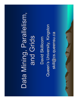 Data Mining, Parallelism, Data Mining, Parallelism