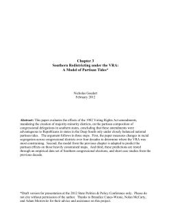 A Model of Partisan Tides