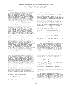 1981: prediction of county crop areas using survey and satellite data