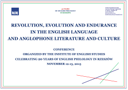 revolution, evolution and endurance in the english language and