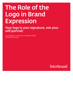 The Role of the Logo in Brand Expression