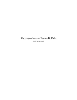 Correspondence of James K. Polk: Volume XI, 1846