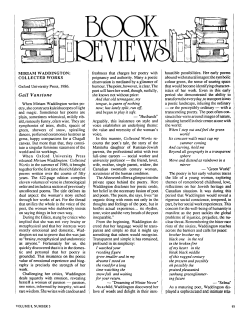 Gail Vanstone - Canadian Woman Studies