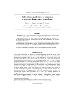 Endless tests: guidelines for analysing non-nested sister