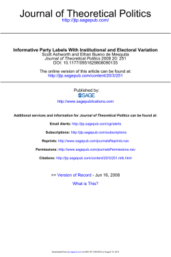 Informative Party Labels with Electoral and Institutional Variation