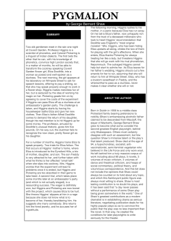 pygmalion - WordPress.com