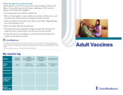 Adult Vaccines - UHCRiverValley.com