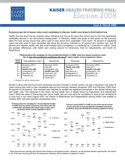 kaiser health tracking poll