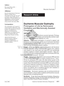 Duchenne Muscular Dystrophy