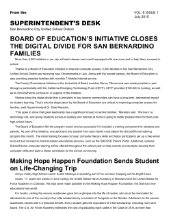 July 2015 Plain Text Document - San Bernardino City Unified