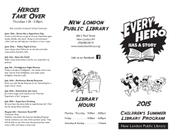 Heroes Take Over - New London Public Library