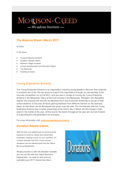 The Balance Sheet
