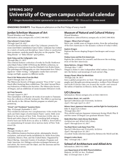 calendar - Oregon Humanities Center