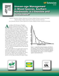 Uneven-age Management in Mixed Species, Southern Hardwoods