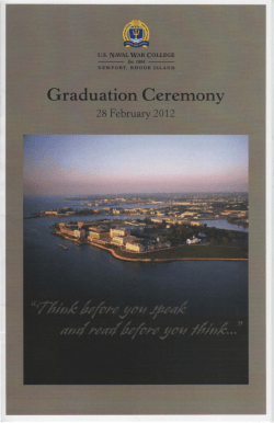 February 28, 2012 - US Naval War College