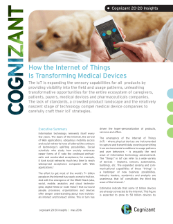 How the Internet of Things Is Transforming Medical