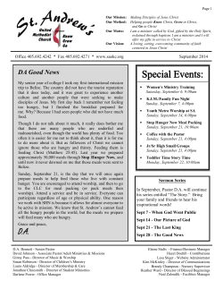 DA Good News - St. Andrew`s UMC in OKC