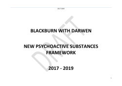 New psychoactive substances framework-2016-2017