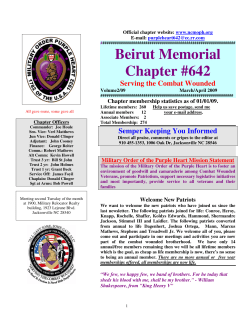 Beirut Memorial Chapter 642 > Home