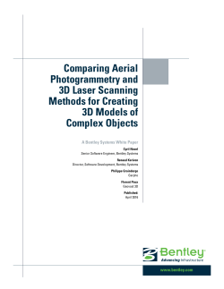 Comparing Aerial Photogrammetry and 3D Laser