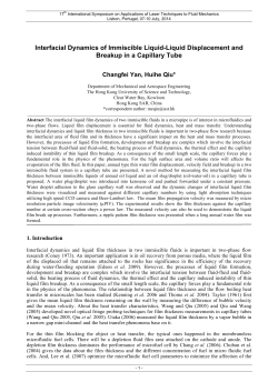 Interfacial Dynamics of Immiscible Liquid